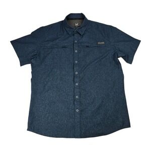 Vortex Optics Hammerstone Short Sleeve Shirt Blue Men's M Technical‎ Button-up
